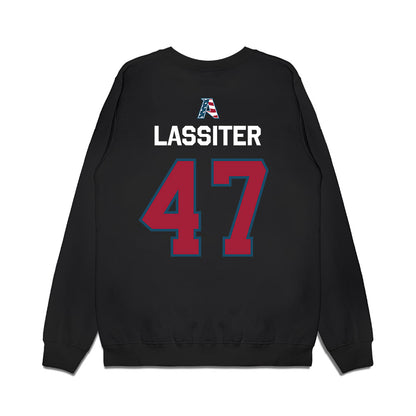 Arkansas - NCAA Football : Maddox Lassiter - Patriotic Collection Premium Crewneck Sweatshirt-1