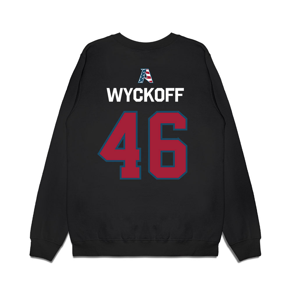 Arkansas - NCAA Softball : Kailey Wyckoff - Patriotic Collection Premium Crewneck Sweatshirt-1