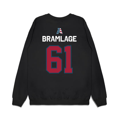 Arkansas - NCAA Football : Kaden Bramlage - Patriotic Collection Premium Crewneck Sweatshirt-1