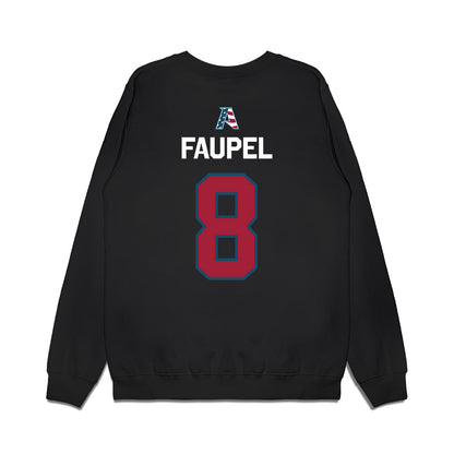 Arkansas - NCAA Football : Donovan Faupel - Patriotic Collection Premium Crewneck Sweatshirt-1