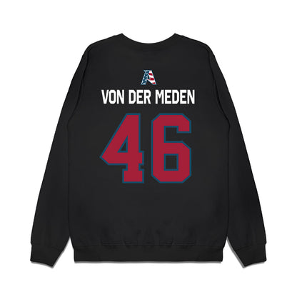 Arkansas - NCAA Football : Charlie von der Meden - Patriotic Collection Premium Crewneck Sweatshirt-1