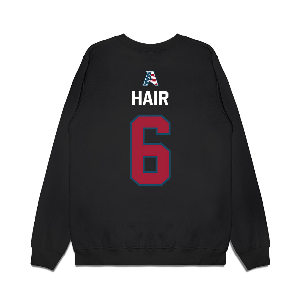 Arkansas - NCAA Women's Soccer : Cora Hair - Patriotic Collection Premium Crewneck Sweatshirt-1