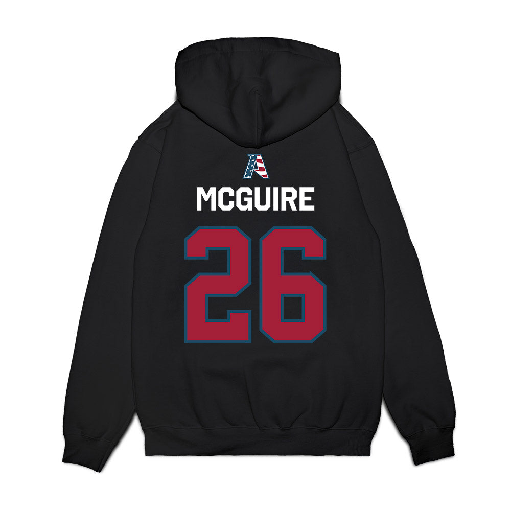 Arkansas - NCAA Baseball : Tate McGuire - Patriotic Collection Premium Hooded Sweatshirt-1
