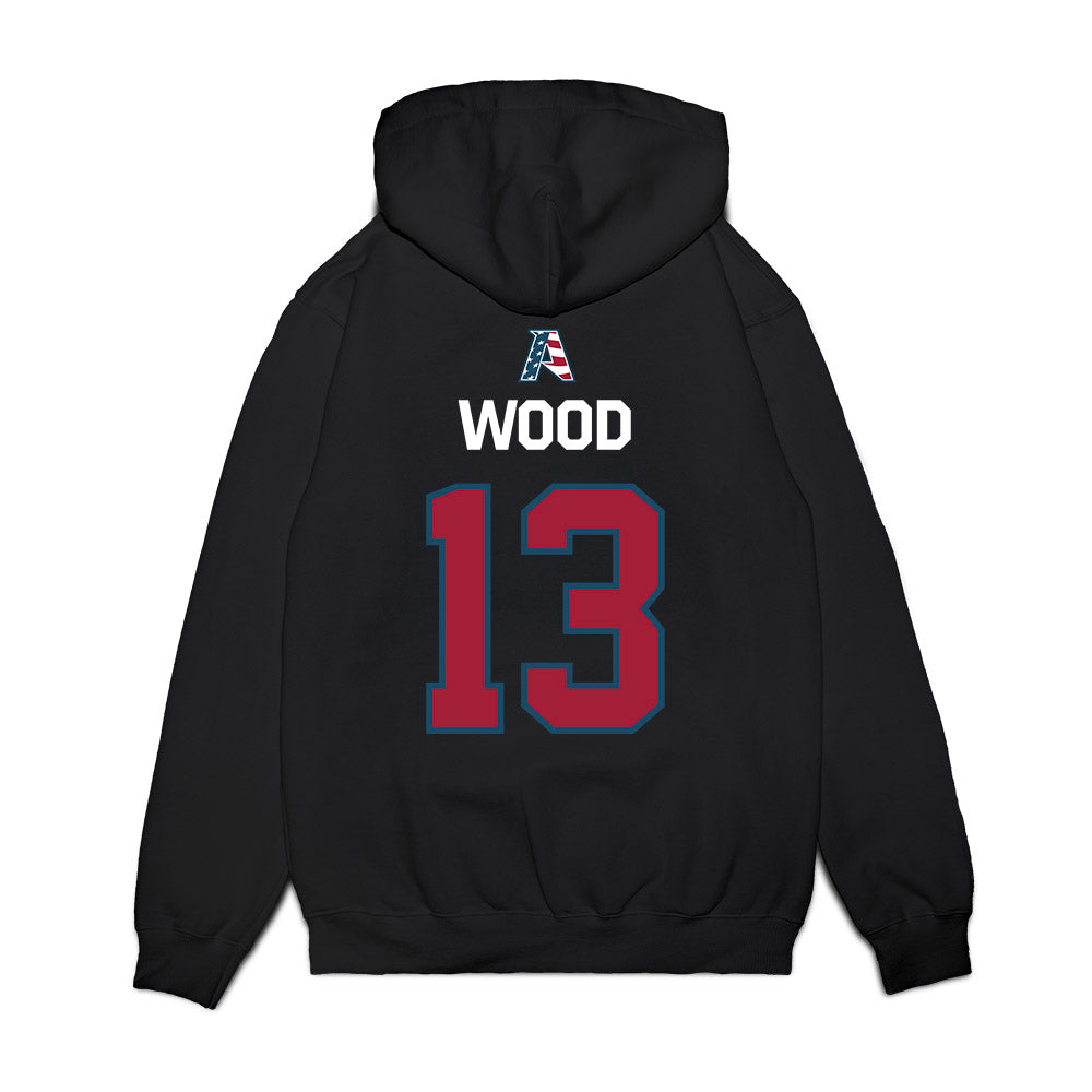 Arkansas - NCAA Softball : Kasey Wood - Patriotic Collection Premium Hooded Sweatshirt-1