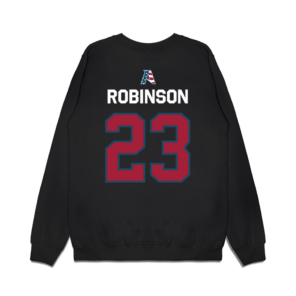 Arkansas - NCAA Women's Basketball : Emily Robinson - Patriotic Collection Premium Crewneck Sweatshirt-1