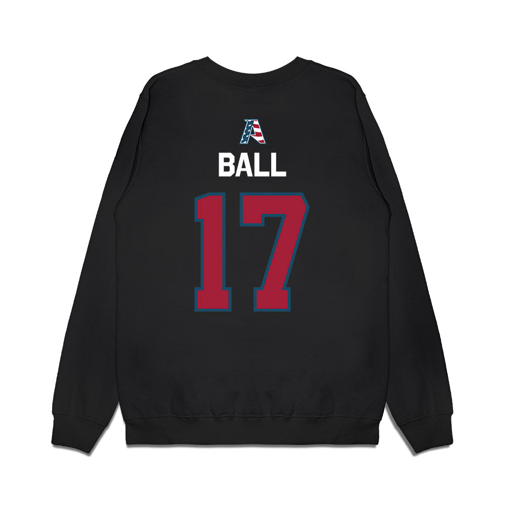 Arkansas - NCAA Women's Soccer : Kennedy Ball - Patriotic Collection Premium Crewneck Sweatshirt-1