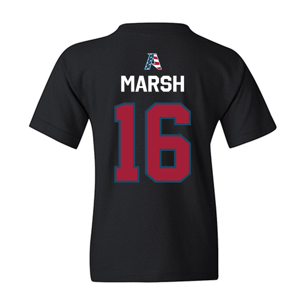 Arkansas - NCAA Football : Kourtlan Marsh - Patriotic Collection Youth T-Shirt-1