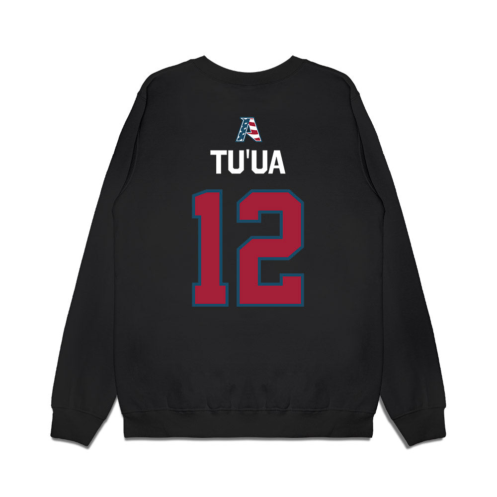 Arkansas - NCAA Women's Soccer : Vailana Tu'ua - Patriotic Collection Premium Crewneck Sweatshirt-1