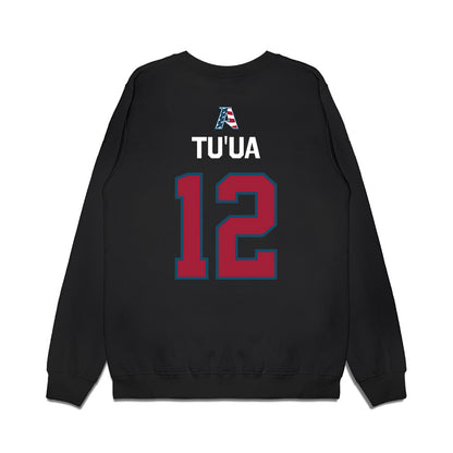 Arkansas - NCAA Women's Soccer : Vailana Tu'ua - Patriotic Collection Premium Crewneck Sweatshirt-1