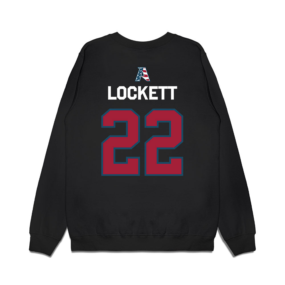 Arkansas - NCAA Football : Tay Lockett - Patriotic Collection Premium Crewneck Sweatshirt-1