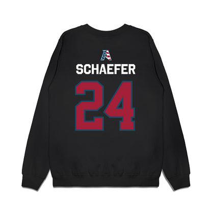 Arkansas - NCAA Baseball : Landon Schaefer - Patriotic Collection Premium Crewneck Sweatshirt-1