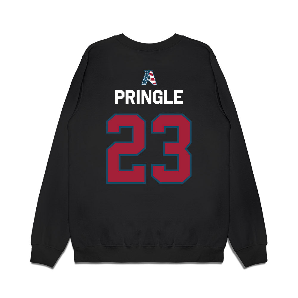 Arkansas - NCAA Men's Basketball : Nick Pringle - Patriotic Collection Premium Crewneck Sweatshirt-1