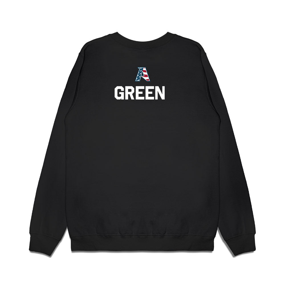  - NCAA Men's Track & Field : Wyatt Green - Patriotic Collection Premium Crewneck Sweatshirt-1