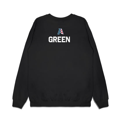  - NCAA Men's Track & Field : Wyatt Green - Patriotic Collection Premium Crewneck Sweatshirt-1