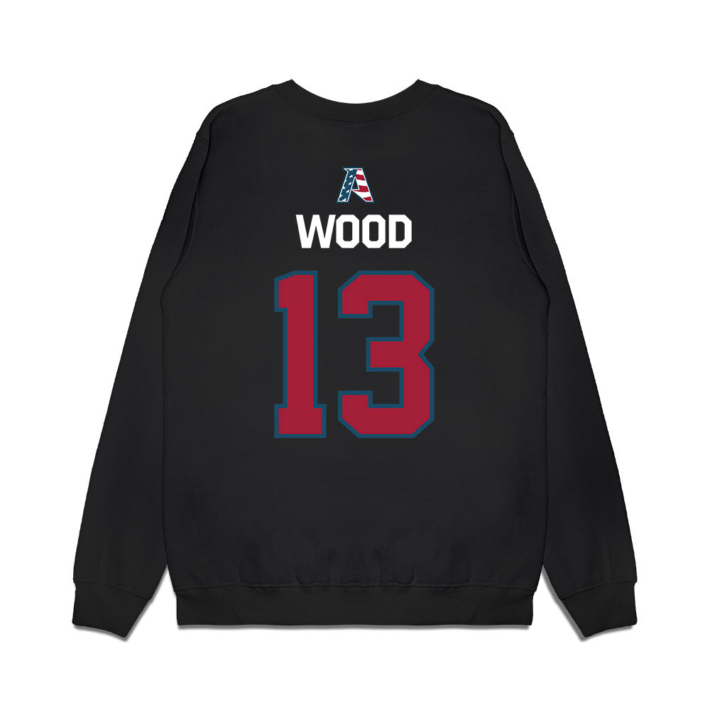 Arkansas - NCAA Softball : Kasey Wood - Patriotic Collection Premium Crewneck Sweatshirt-1