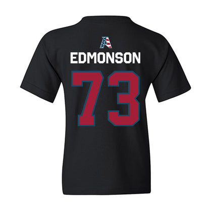 Arkansas - NCAA Football : Brooks Edmonson - Patriotic Collection Youth T-Shirt-1
