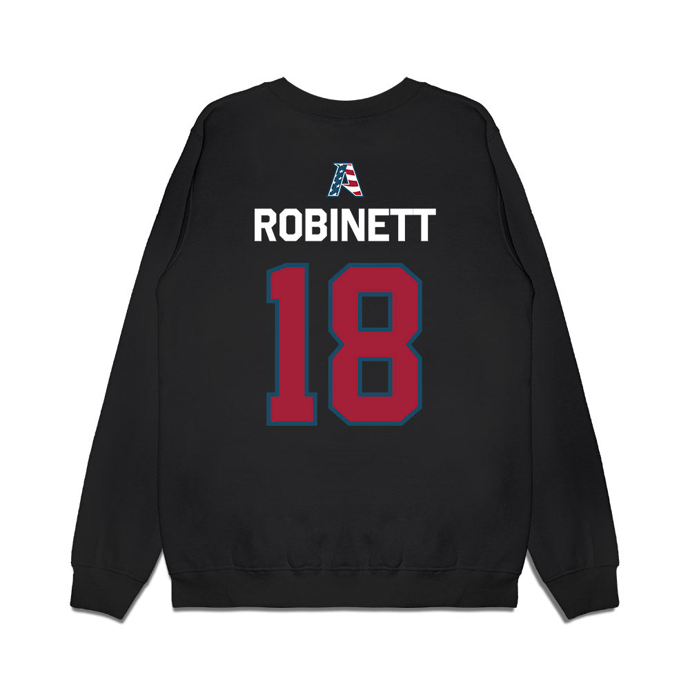 Arkansas - NCAA Baseball : Reese Robinett - Patriotic Collection Premium Crewneck Sweatshirt-1