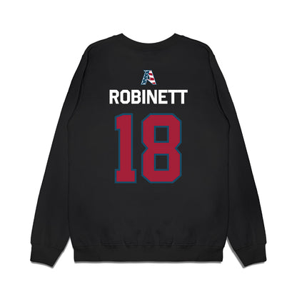 Arkansas - NCAA Baseball : Reese Robinett - Patriotic Collection Premium Crewneck Sweatshirt-1