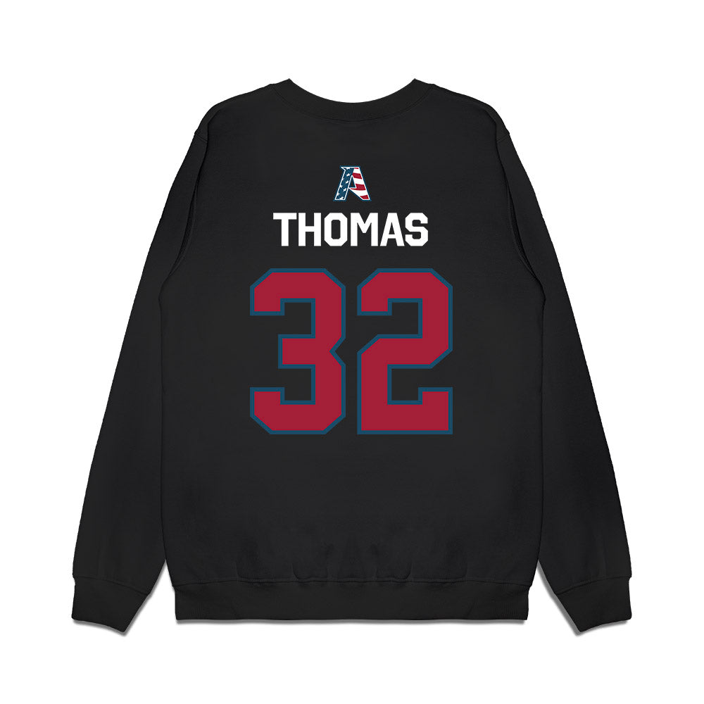 Arkansas - NCAA Women's Basketball : D'Asia Thomas - Patriotic Collection Premium Crewneck Sweatshirt-1