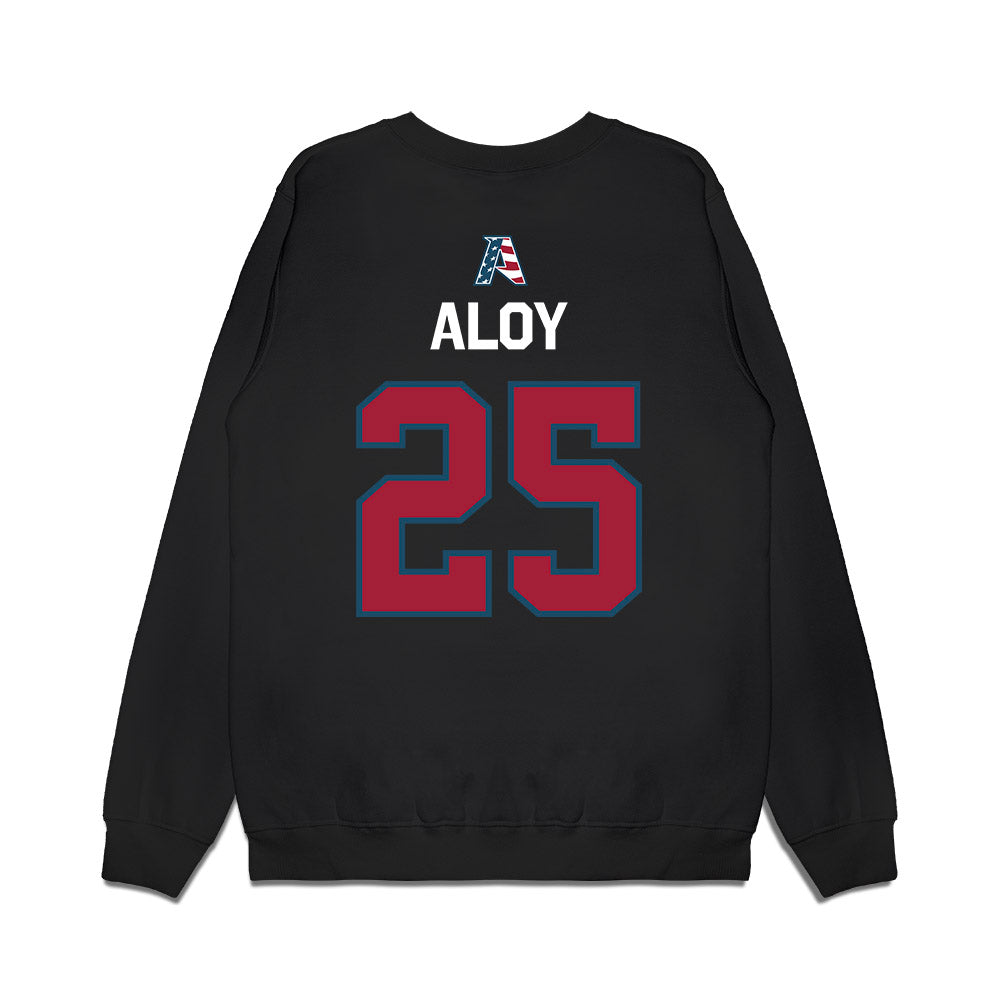 Arkansas - NCAA Baseball : Kuhio Aloy - Patriotic Collection Premium Crewneck Sweatshirt-1