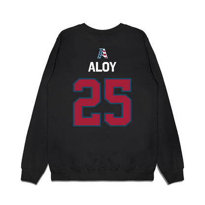 Arkansas - NCAA Baseball : Kuhio Aloy - Patriotic Collection Premium Crewneck Sweatshirt-1