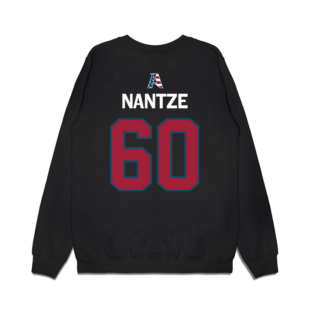 Arkansas - NCAA Football : Jonas Nantze - Patriotic Collection Premium Crewneck Sweatshirt-1