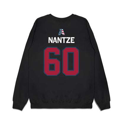 Arkansas - NCAA Football : Jonas Nantze - Patriotic Collection Premium Crewneck Sweatshirt-1