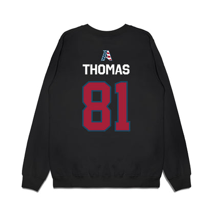 Arkansas - NCAA Football : Dai'Shaun Thomas - Patriotic Collection Premium Crewneck Sweatshirt-1