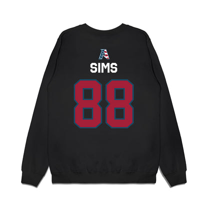 Arkansas - NCAA Football : Xadavien Sims - Patriotic Collection Premium Crewneck Sweatshirt-1