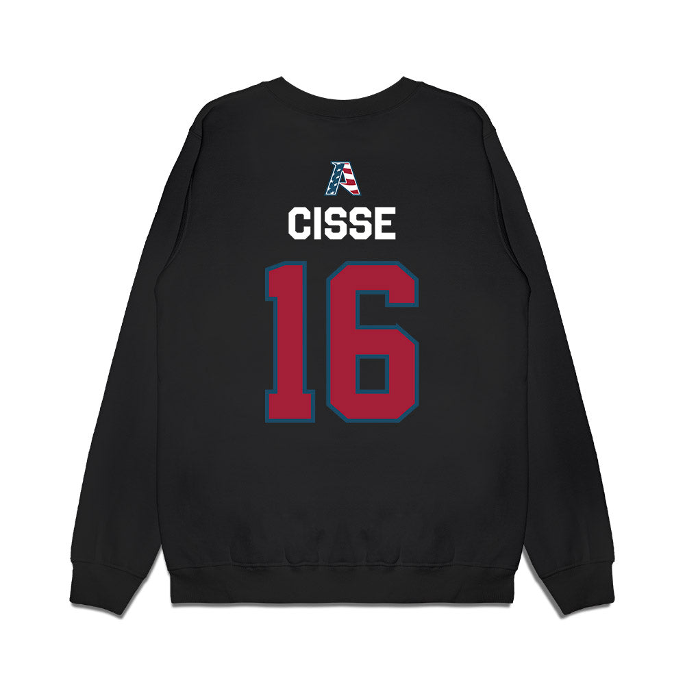 Arkansas - NCAA Football : Ismael Cisse - Patriotic Collection Premium Crewneck Sweatshirt-1