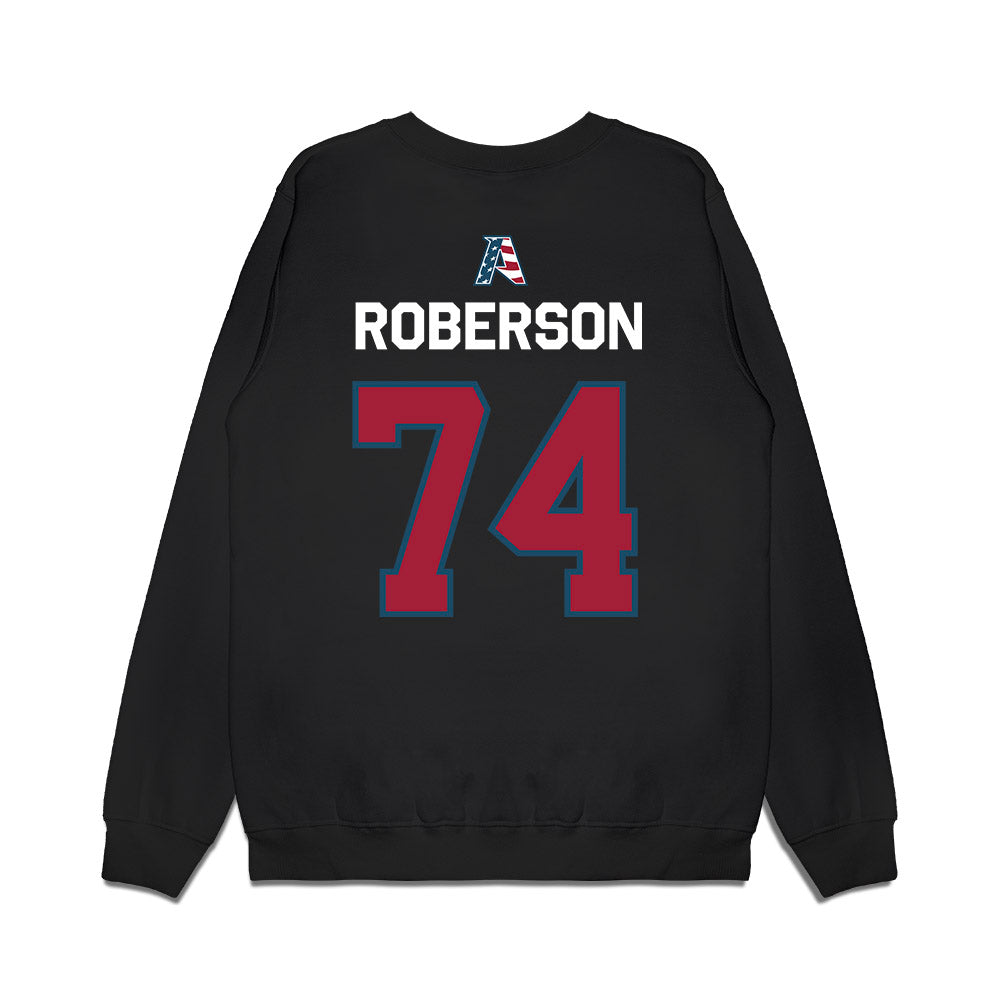 Arkansas - NCAA Football : Terence Roberson - Patriotic Collection Premium Crewneck Sweatshirt-1