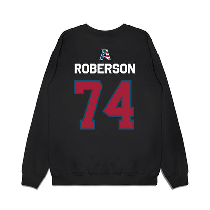 Arkansas - NCAA Football : Terence Roberson - Patriotic Collection Premium Crewneck Sweatshirt-1