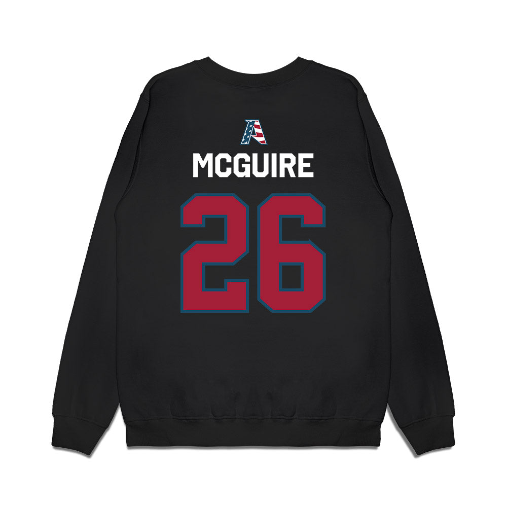 Arkansas - NCAA Baseball : Tate McGuire - Patriotic Collection Premium Crewneck Sweatshirt-1