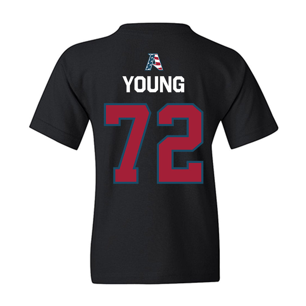 Arkansas - NCAA Football : Tucker Young - Patriotic Collection Youth T-Shirt-1