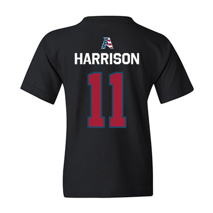 Arkansas - NCAA Football : Monte Harrison - Patriotic Collection Youth T-Shirt-1