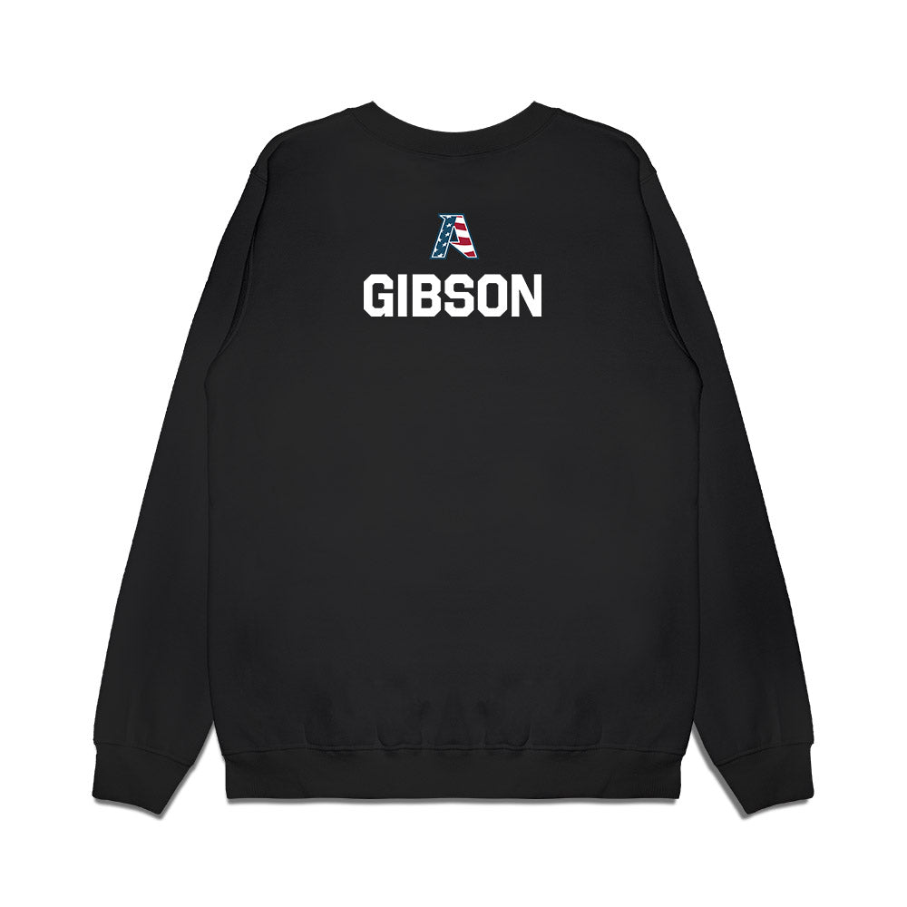 Arkansas - NCAA Women's Track & Field : Jayda Gibson - Patriotic Collection Premium Crewneck Sweatshirt-1