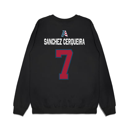 Arkansas - NCAA Women's Basketball : Cristina Sanchez Cerqueira - Patriotic Collection Premium Crewneck Sweatshirt-1
