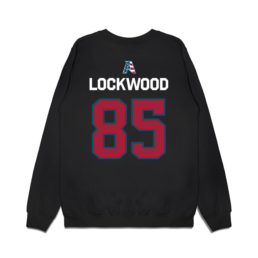 Arkansas - NCAA Football : Ty Lockwood - Patriotic Collection Premium Crewneck Sweatshirt-1