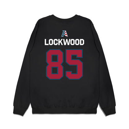 Arkansas - NCAA Football : Ty Lockwood - Patriotic Collection Premium Crewneck Sweatshirt-1