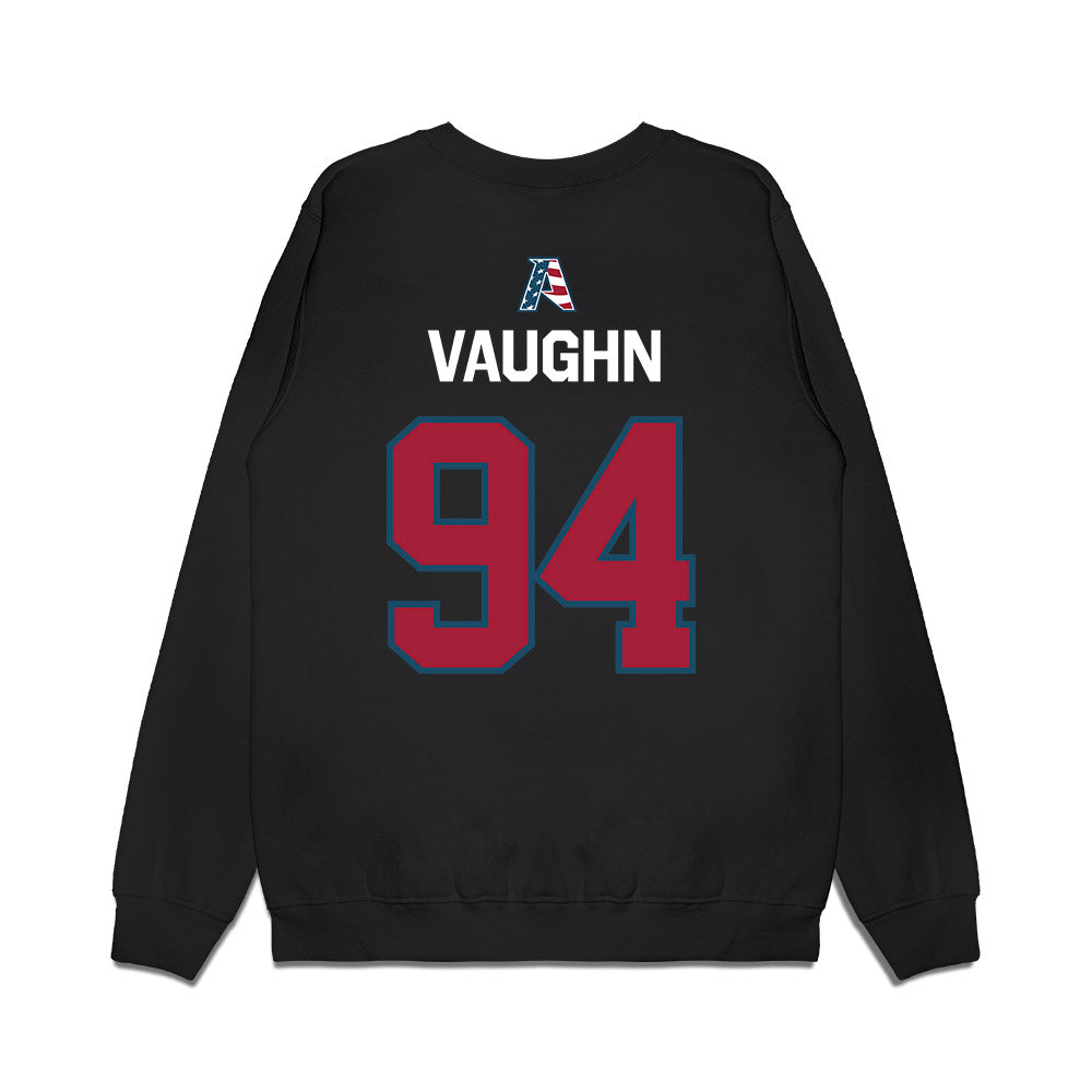 Arkansas - NCAA Football : Reginald Vaughn - Patriotic Collection Premium Crewneck Sweatshirt-1