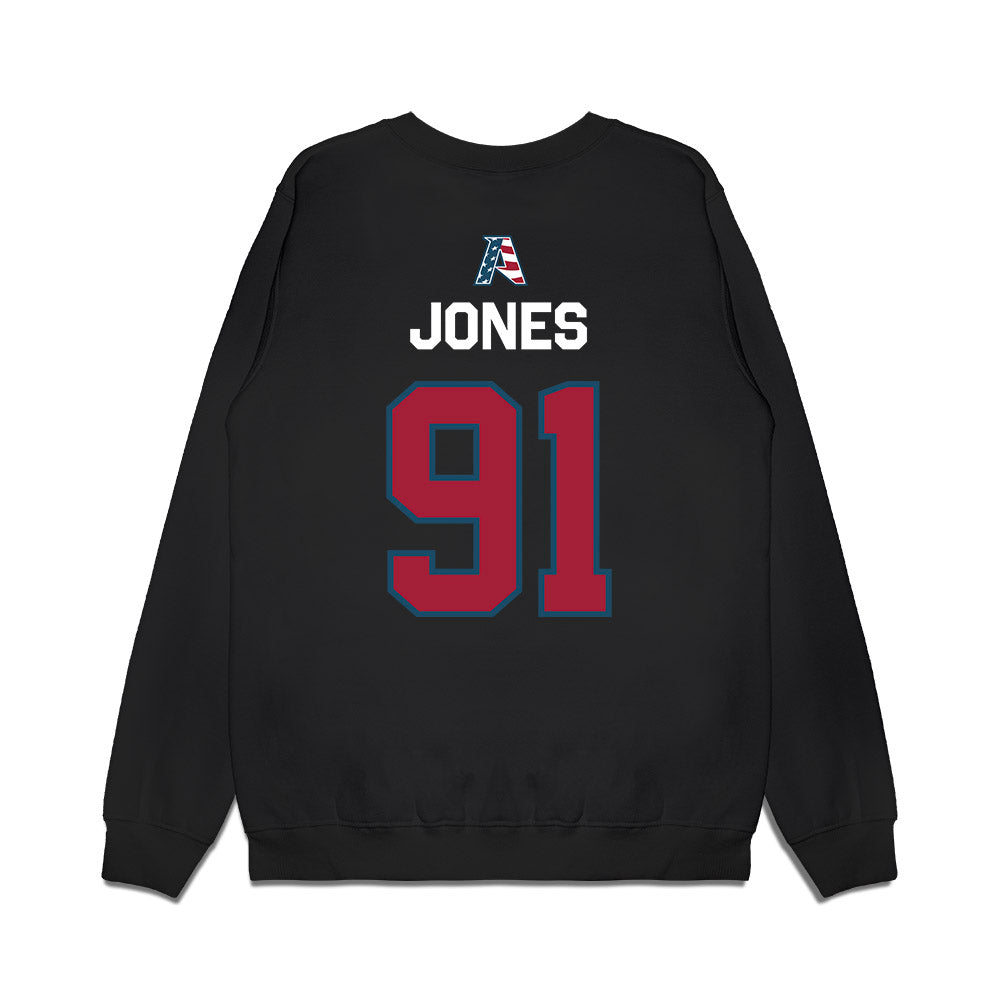 Arkansas - NCAA Football : Carlon Jones - Patriotic Collection Premium Crewneck Sweatshirt-1