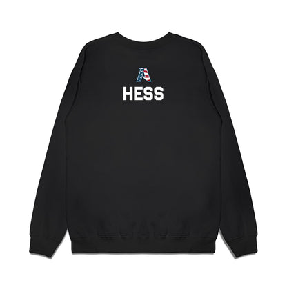 Arkansas - NCAA Women's Gymnastics : Tori Hess - Patriotic Collection Premium Crewneck Sweatshirt-1