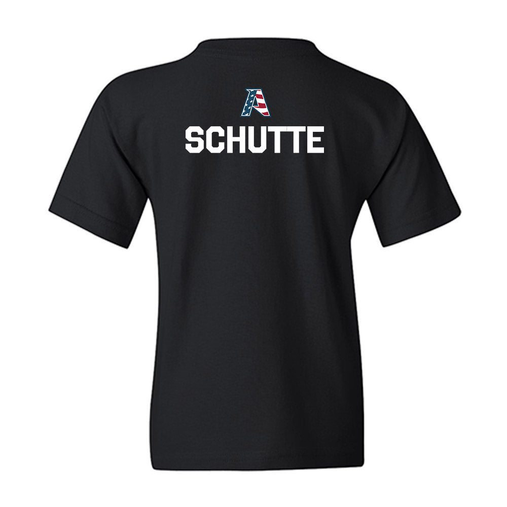 Arkansas - NCAA Women's Golf : Abbey Schutte - Patriotic Collection Youth T-Shirt-1