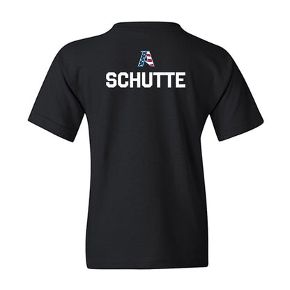 Arkansas - NCAA Women's Golf : Abbey Schutte - Patriotic Collection Youth T-Shirt-1