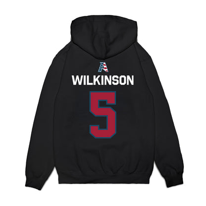 Arkansas - NCAA Men's Basketball : Jeremiah Wilkinson - Patriotic Collection Premium Hooded Sweatshirt-1