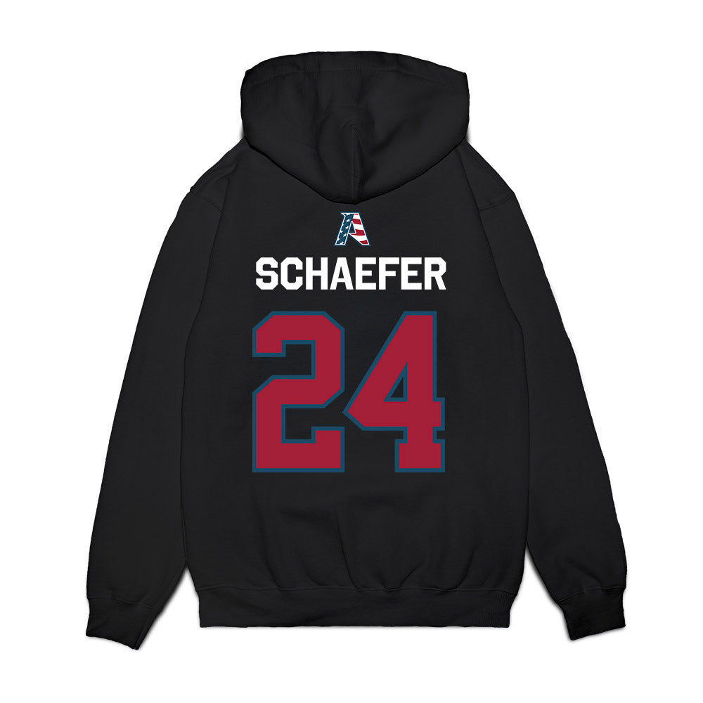 Arkansas - NCAA Baseball : Landon Schaefer - Patriotic Collection Premium Hooded Sweatshirt-1