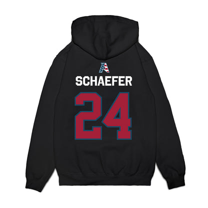 Arkansas - NCAA Baseball : Landon Schaefer - Patriotic Collection Premium Hooded Sweatshirt-1