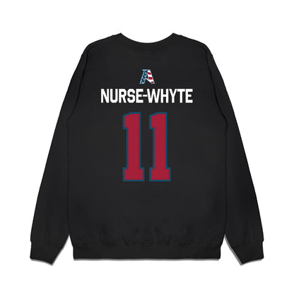 Arkansas - NCAA Women's Soccer : Aniyah Nurse-Whyte - Patriotic Collection Premium Crewneck Sweatshirt-1