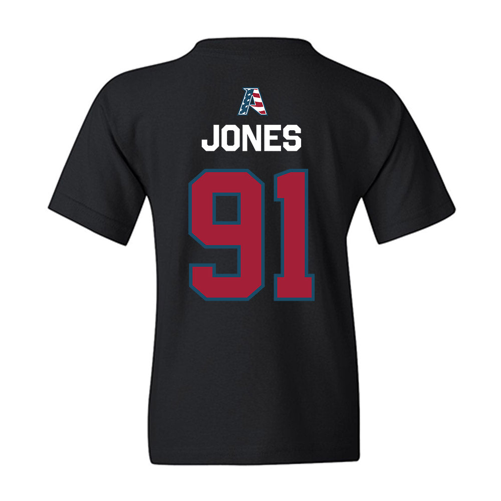 Arkansas - NCAA Football : Carlon Jones - Patriotic Collection Youth T-Shirt-1