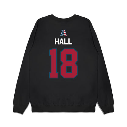 Arkansas - NCAA Football : Jude Hall - Patriotic Collection Premium Crewneck Sweatshirt-1